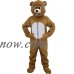 Brown Bear Mascot For Adults and kids By Dress Up America - Large   